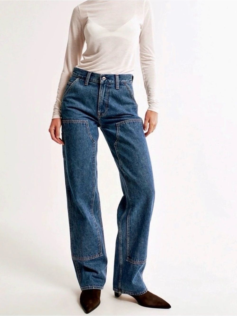 Abercrombie And Fitch Mid Rise The Slouchy Jean